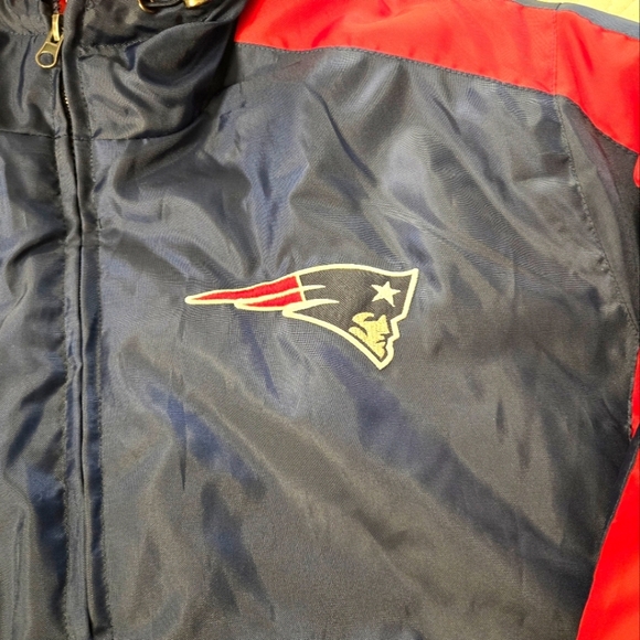 New England Patriots NFL logo Mens zipper winter jacket with hood XXL - Picture 5 of 6